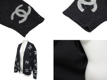 画像をギャラリービューアに読み込む, 極美品 CHANEL シャネル アンサンブル カーディガン ココマーク 22A P72997K10494 カシミア グレー シルバー サイズ34 中古 4b009250