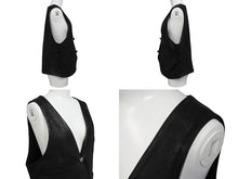 画像をギャラリービューアに読み込む, CHROME HEARTS クロムハーツ CLASSIC 2B DSTRY クラシック 2B デストロイレザー ベスト サイズM ゴートレザー 美品 中古 4b009252