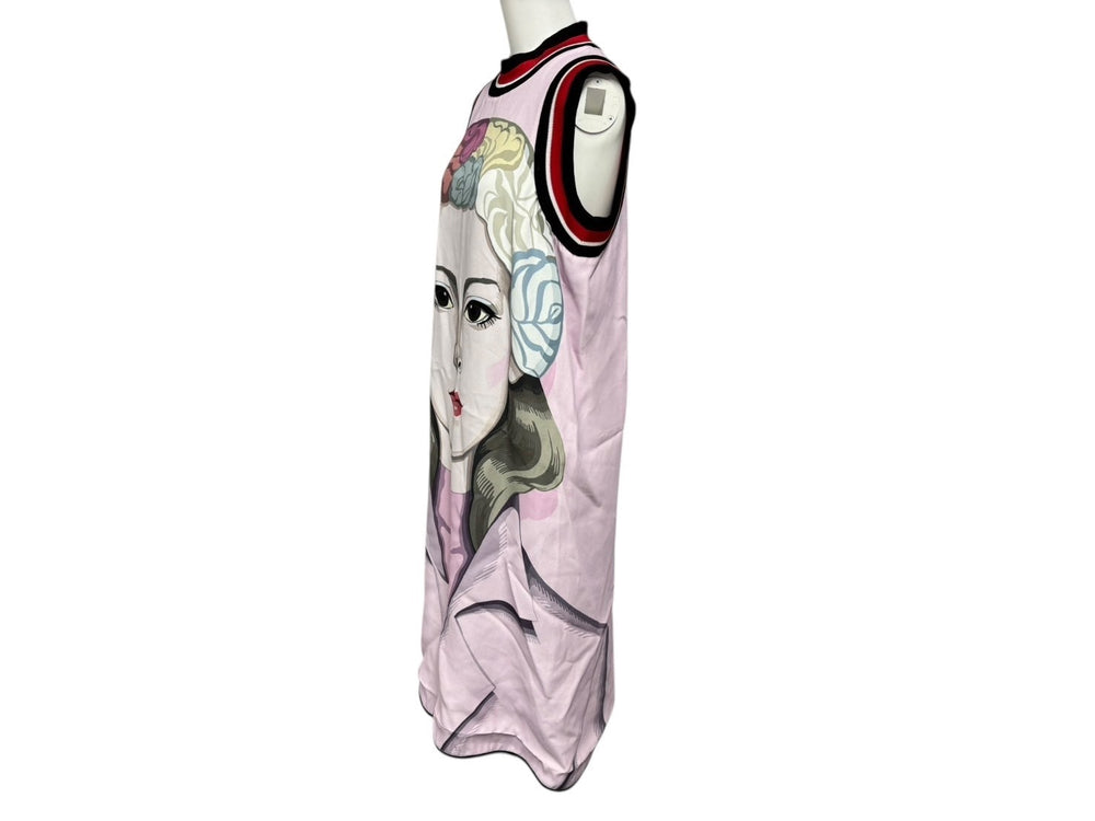 PRADA プラダ 14SS Beauty Mask Dress レーヨン ノースリーブ ワンピース P357Z S141 1HFE マルチカラー サイズ38 美品 中古 4b009254
