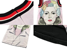 画像をギャラリービューアに読み込む, PRADA プラダ 14SS Beauty Mask Dress レーヨン ノースリーブ ワンピース P357Z S141 1HFE マルチカラー サイズ38 美品 中古 4b009254