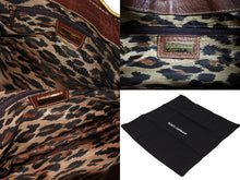 画像をギャラリービューアに読み込む, 極美品 Dolce&amp;Gabbana ドルチェ&amp;ガッバーナ ワンショルダーバッグ デニム スパンコール ショルダーバッグ ブルー ブラウン 中古 4b009257