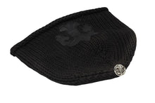 画像をギャラリービューアに読み込む, CHROME HEARTS クロムハーツ BEANIE CASH BS FLARE BSフレアパッチ ビーニー ニットキャップ コットン ブラック 美品 中古 4b009258