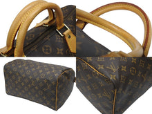 画像をギャラリービューアに読み込む, LOUIS VUITTON ルイヴィトン スピーディ30 ハンドバック M41526 モノグラム PVC レザー ブラウン ゴールド金具 美品 中古 4b009260