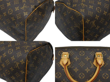 画像をギャラリービューアに読み込む, LOUIS VUITTON ルイヴィトン スピーディ30 ハンドバック M41526 モノグラム PVC レザー ブラウン ゴールド金具 美品 中古 4b009260