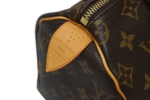 画像をギャラリービューアに読み込む, 極美品 LOUIS VUITTON ルイヴィトン スピーディ25 ハンドバック M41528 モノグラム PVC レザー ブラウン ゴールド金具 中古 4b009261