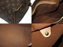 画像をギャラリービューアに読み込む, 極美品 LOUIS VUITTON ルイヴィトン スピーディ25 ハンドバック M41528 モノグラム PVC レザー ブラウン ゴールド金具 中古 4b009261