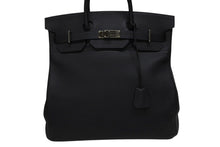 画像をギャラリービューアに読み込む, 新品同様 HERMES エルメス ハンドバッグ オータクロア40 ネイビー B刻印 トゴ パラジウム金具 中古 4b009262