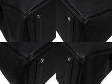 画像をギャラリービューアに読み込む, 新品同様 HERMES エルメス ハンドバッグ オータクロア40 ネイビー B刻印 トゴ パラジウム金具 中古 4b009262