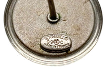 画像をギャラリービューアに読み込む, CHANEL シャネル ココマーク ピアス 重量約3g 99C刻印 メタル レジン クリア シルバー ボタン 両耳用 美品 中古 4b009279