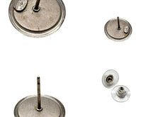 画像をギャラリービューアに読み込む, CHANEL シャネル ココマーク ピアス 重量約3g 99C刻印 メタル レジン クリア シルバー ボタン 両耳用 美品 中古 4b009279