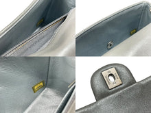 画像をギャラリービューアに読み込む, CHANEL シャネル ミニマトラッセ19 Sフラップ Sチェーンショルダーバッグ 16番台 ココマーク ラムスキン シルバー シルバー金具 美品 中古 4b009282