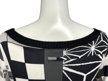 画像をギャラリービューアに読み込む, Jean Paul Gaultier ジャンポール・ゴルチェ 長袖Ｔシャツ 10552_1781 ブラック ホワイト ナイロン 美品 中古 4b009285