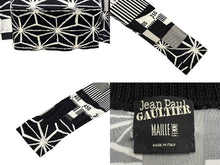 画像をギャラリービューアに読み込む, Jean Paul Gaultier ジャンポール・ゴルチェ 長袖Ｔシャツ 10552_1781 ブラック ホワイト ナイロン 美品 中古 4b009285