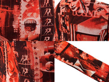 画像をギャラリービューアに読み込む, 新品同様 JEAN PAUL GAULTIER SOLEIL ジャンポールゴルチエ パワーネット シアートップス ロングカットソー レッド 中古 4b009287