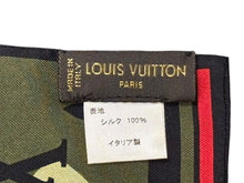 画像をギャラリービューアに読み込む, 極美品 LOUIS VUITTON ルイヴィトン 村上隆 バンドー モノグラモフラージュ M74223 スカーフ ツイリー シルク 中古 4b009288