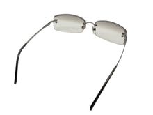 画像をギャラリービューアに読み込む, 極美品 CHANEL シャネル サングラス ココマーク メガネ 4093-B イタリア製 メタル ラインストーン シルバー金具 サイズ56◻︎16 中古 4b009289