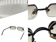 画像をギャラリービューアに読み込む, 極美品 CHANEL シャネル リムレス サングラス ラインストーン ココマーク 4104-B イタリア製 メタル ブラック サイズ62□15 120 中古 4b009291