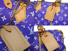 画像をギャラリービューアに読み込む, 新品同様 LOUIS VUITTON ルイヴィトン スピーディ P9 バンドリエール40 M11597 2WAY ボストンバッグ パープル ゴールド金具 中古 4b009293