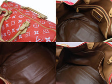 画像をギャラリービューアに読み込む, 新品同様 LOUIS VUITTON ルイヴィトン モノグラム スピーディ P9 バンドリエール 50 M46961 ヴェール カーフレザー レッド 中古 4b009294