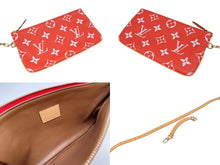 画像をギャラリービューアに読み込む, 新品同様 LOUIS VUITTON ルイヴィトン モノグラム スピーディ P9 バンドリエール 50 M46961 ヴェール カーフレザー レッド 中古 4b009294