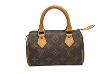 画像をギャラリービューアに読み込む, LOUIS VUITTON ルイヴィトン ミニスピーディ ハンドバッグ モノグラム M41534 PVC ブラウン 美品 中古 4b009295