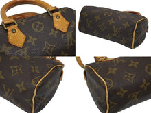 画像をギャラリービューアに読み込む, LOUIS VUITTON ルイヴィトン ミニスピーディ ハンドバッグ モノグラム M41534 PVC ブラウン 美品 中古 4b009295