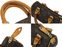 画像をギャラリービューアに読み込む, LOUIS VUITTON ルイヴィトン ミニスピーディ ハンドバッグ モノグラム M41534 PVC ブラウン 美品 中古 4b009295