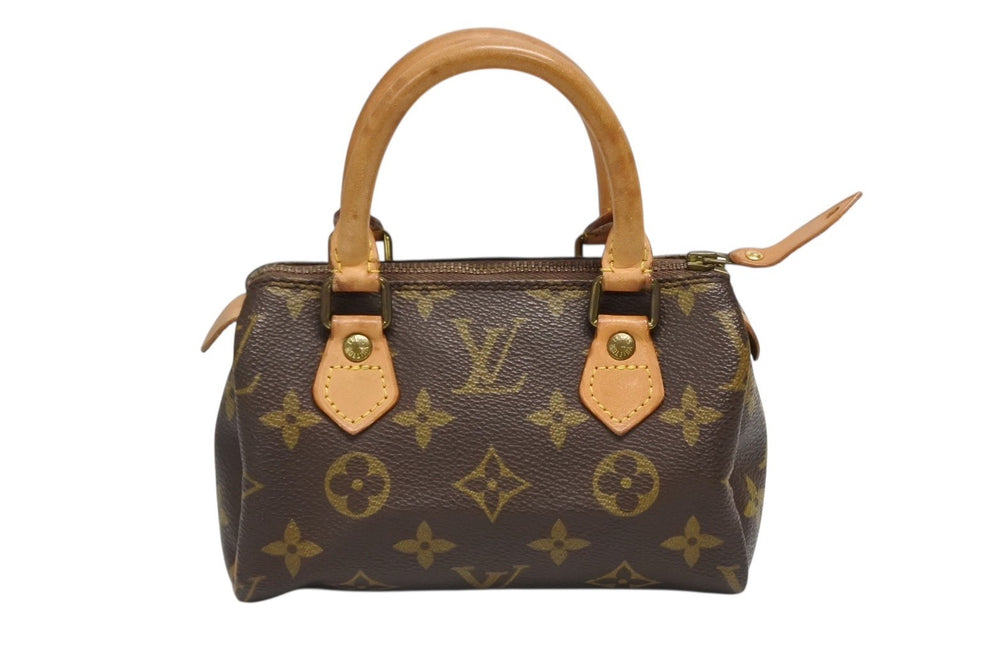 LOUIS VUITTON Mini Speedy Handbag Monogram M41534 PVC Brown Good Condition Used 4b009296