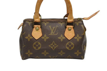 画像をギャラリービューアに読み込む, LOUIS VUITTON ルイヴィトン ミニスピーディ ハンドバッグ モノグラム M41534 PVC ブラウン 美品 中古 4b009296