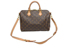画像をギャラリービューアに読み込む, LOUIS VUITTON ルイヴィトン スピーディバンドリエール30 モノグラム ハンドバッグ 2way M41112 ブラウン 美品 中古 4b009301