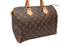 画像をギャラリービューアに読み込む, 極美品 LOUISVUITTON ルイヴィトン スピーディ35 ハンドバッグ M41526 モノグラムキャンバス ゴールド金具 ブラウン 中古 4b009304