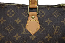 画像をギャラリービューアに読み込む, 極美品 LOUISVUITTON ルイヴィトン スピーディ35 ハンドバッグ M41526 モノグラムキャンバス ゴールド金具 ブラウン 中古 4b009304