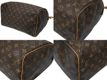 画像をギャラリービューアに読み込む, 極美品 LOUISVUITTON ルイヴィトン スピーディ35 ハンドバッグ M41526 モノグラムキャンバス ゴールド金具 ブラウン 中古 4b009304