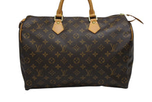 画像をギャラリービューアに読み込む, 極美品 LOUIS VUITTON ルイヴィトン ハンドバッグ スピーディ35 M51164 レザー ブラウン ゴールド金具 中古 4b009310