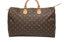 画像をギャラリービューアに読み込む, 極美品 LOUIS VUITTON ルイヴィトン スピーディ40 ハンドバッグ M41522 モノグラム PVCコーティング ブラウン 中古 4b009316