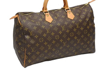 画像をギャラリービューアに読み込む, 極美品 LOUIS VUITTON ルイヴィトン スピーディ40 ハンドバッグ M41522 モノグラム PVCコーティング ブラウン 中古 4b009316