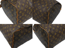画像をギャラリービューアに読み込む, 極美品 LOUIS VUITTON ルイヴィトン スピーディ40 ハンドバッグ M41522 モノグラム PVCコーティング ブラウン 中古 4b009316
