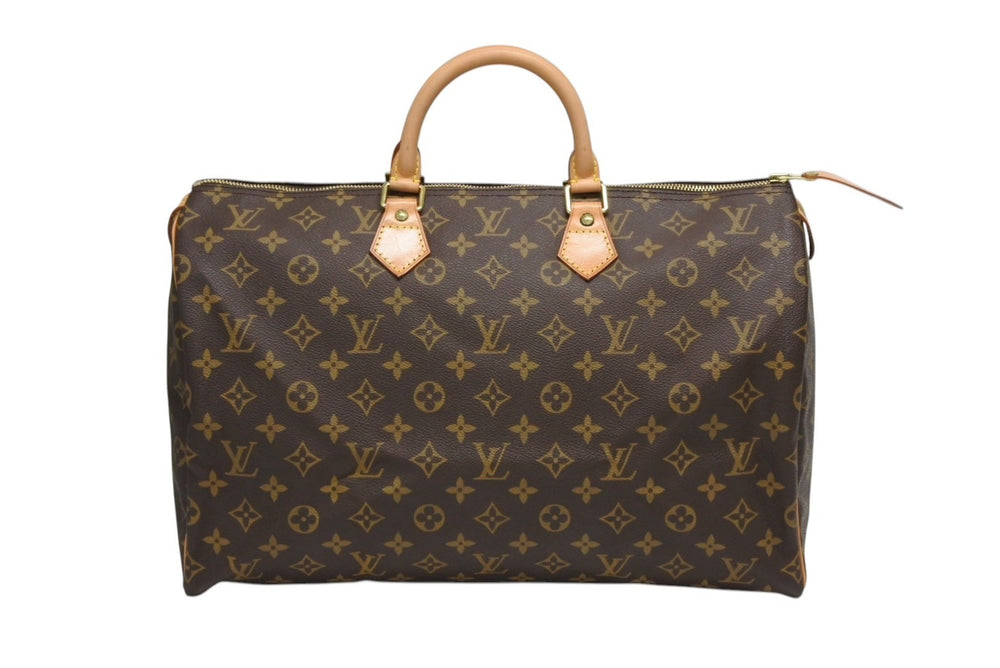 Very good condition LOUIS VUITTON Speedy 40 handbag Boston bag M41106 brown gold hardware used 4b009318