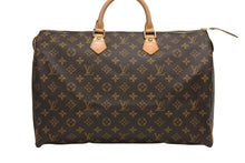 画像をギャラリービューアに読み込む, 極美品 LOUIS VUITTON ルイヴィトン スピーディ40 ハンドバッグ ボストンバッグ M41106 ブラウン ゴールド金具 中古 4b009318