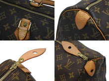 画像をギャラリービューアに読み込む, 極美品 LOUIS VUITTON ルイヴィトン スピーディ40 ハンドバッグ ボストンバッグ M41106 ブラウン ゴールド金具 中古 4b009318