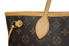 画像をギャラリービューアに読み込む, LOUIS VUITTON ルイヴィトン モノグラム ネヴァーフルPM ハンドバッグ M40155 ブラウン PVC ヌメ革 ゴールド金具 美品 中古 4b009324