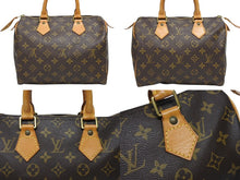 Load image into Gallery viewer, LOUIS VUITTON ルイヴィトン スピーディ25 ハンドバック M41528 モノグラム PVC レザー ブラウン ゴールド金具 美品 中古 4b009327