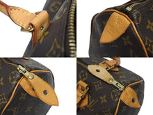 Load image into Gallery viewer, LOUIS VUITTON ルイヴィトン スピーディ25 ハンドバック M41528 モノグラム PVC レザー ブラウン ゴールド金具 美品 中古 4b009327