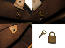 Load image into Gallery viewer, LOUIS VUITTON ルイヴィトン スピーディ25 ハンドバック M41528 モノグラム PVC レザー ブラウン ゴールド金具 美品 中古 4b009327