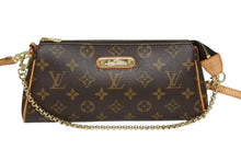 画像をギャラリービューアに読み込む, 極美品 LOUIS VUITTON ルイヴィトン エヴァ ショルダーバッグ M95567 モノグラム ブラウン ゴールド金具 中古 4b009333