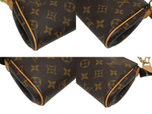 画像をギャラリービューアに読み込む, 極美品 LOUIS VUITTON ルイヴィトン エヴァ ショルダーバッグ M95567 モノグラム ブラウン ゴールド金具 中古 4b009333