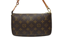画像をギャラリービューアに読み込む, LOUIS VUITTON ルイヴィトン ポシェット アクセソワール アクセサリーポーチ M51980 モノグラム ブラウン レザー PVC 美品 中古 4b009337