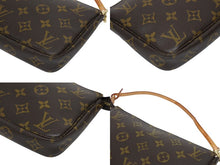 画像をギャラリービューアに読み込む, LOUIS VUITTON ルイヴィトン ポシェット アクセソワール アクセサリーポーチ M51980 モノグラム ブラウン レザー PVC 美品 中古 4b009337
