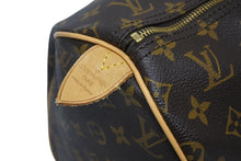 画像をギャラリービューアに読み込む, 極美品 LOUIS VUITTON ルイヴィトン スピーディ40 ハンドバッグ M41522 モノグラム PVCコーティング ブラウン 中古 4b009338