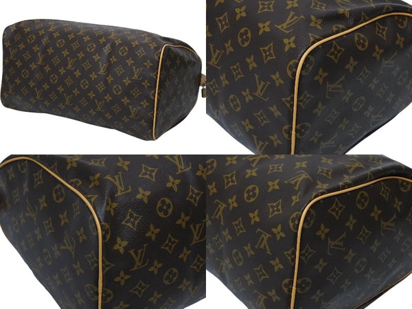 Very Good Condition LOUIS VUITTON Speedy 40 Handbag M41522 Monogram PVC Coating Brown Used 4b009338